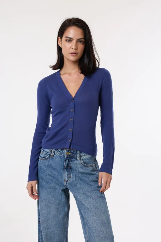 Alaia Knit Cardigan - Royal Blue sold by Thrills