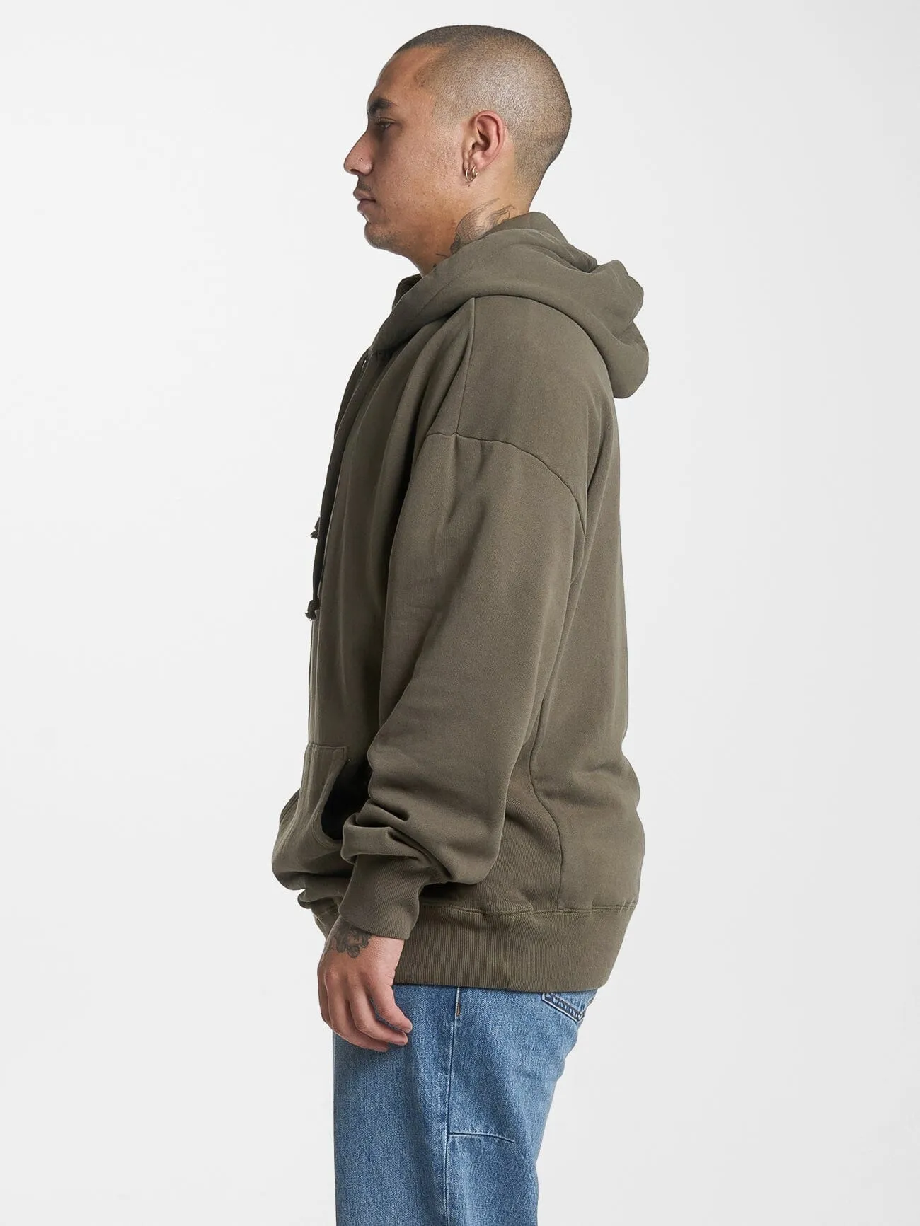 Minimal Thrills Slouch Pull On Hood - Tarmac sold by Thrills product image thumbnail 3