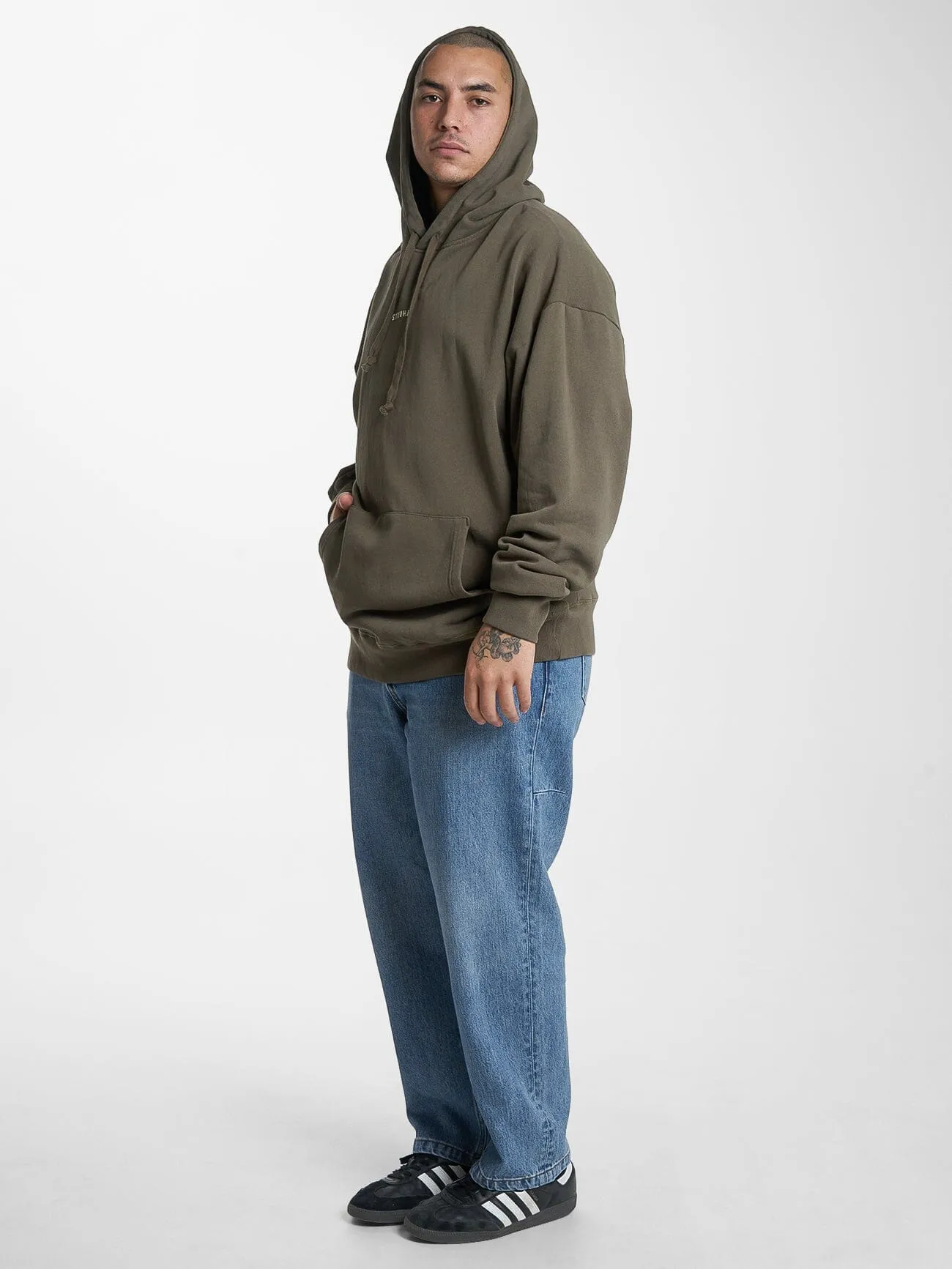 Minimal Thrills Slouch Pull On Hood - Tarmac sold by Thrills product image thumbnail 5