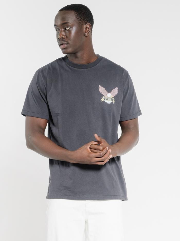Troubled Paradise Merch Fit Tee - Dark Navy sold by Thrills product image thumbnail 3