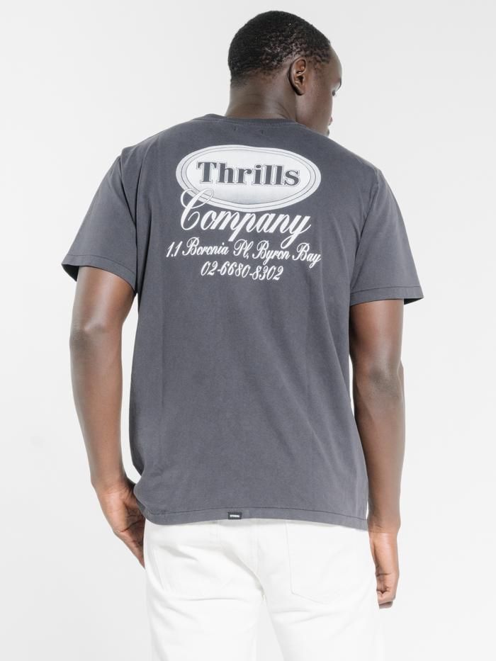 Troubled Paradise Merch Fit Tee - Dark Navy sold by Thrills product image thumbnail 2