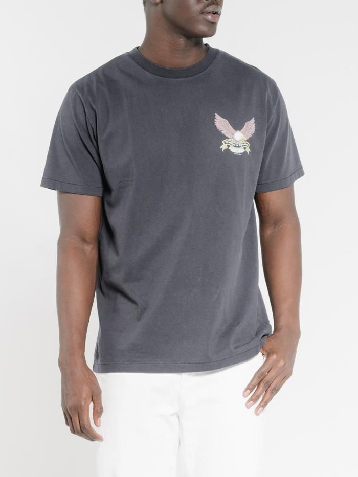 Troubled Paradise Merch Fit Tee - Dark Navy sold by Thrills