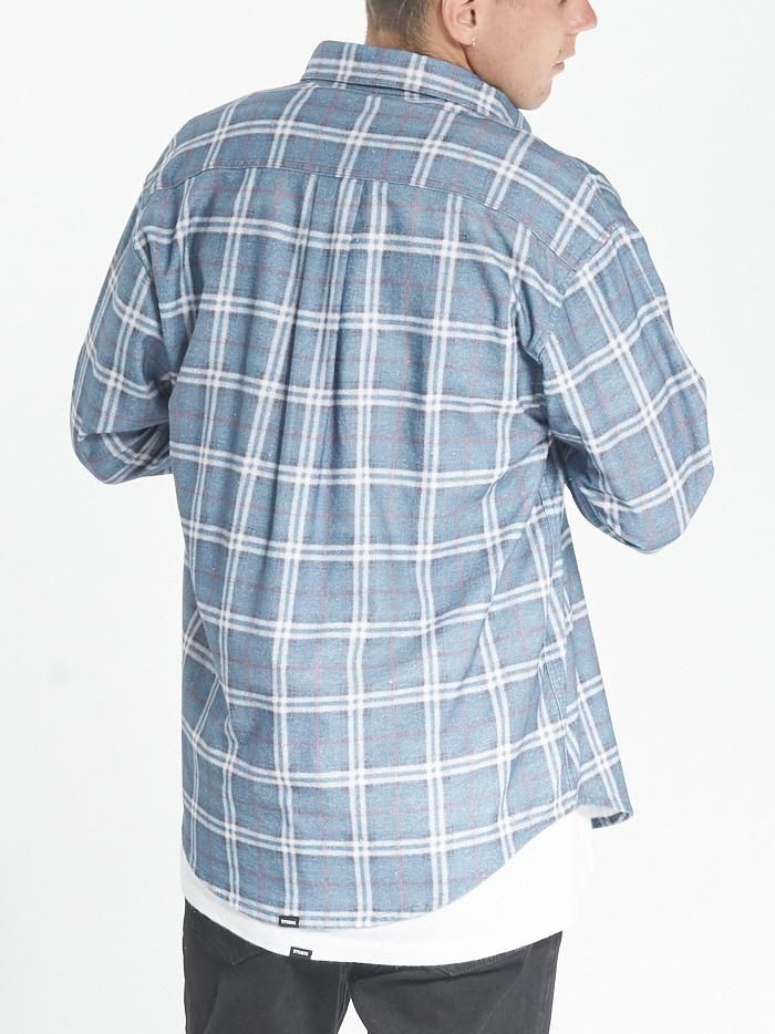 Genuine Oversized Flannel Shirt - Royal Blue sold by Thrills product image thumbnail 2
