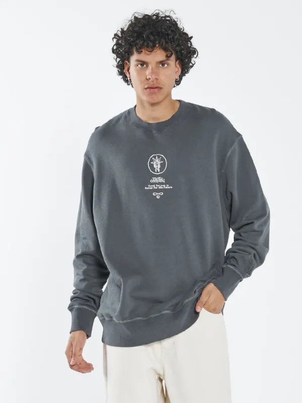 Better Future Oversize Crew - Deep Forest sold by Thrills