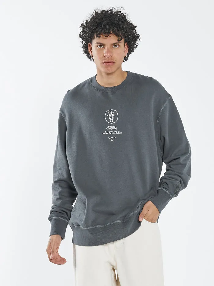 Better Future Oversize Crew - Deep Forest sold by Thrills