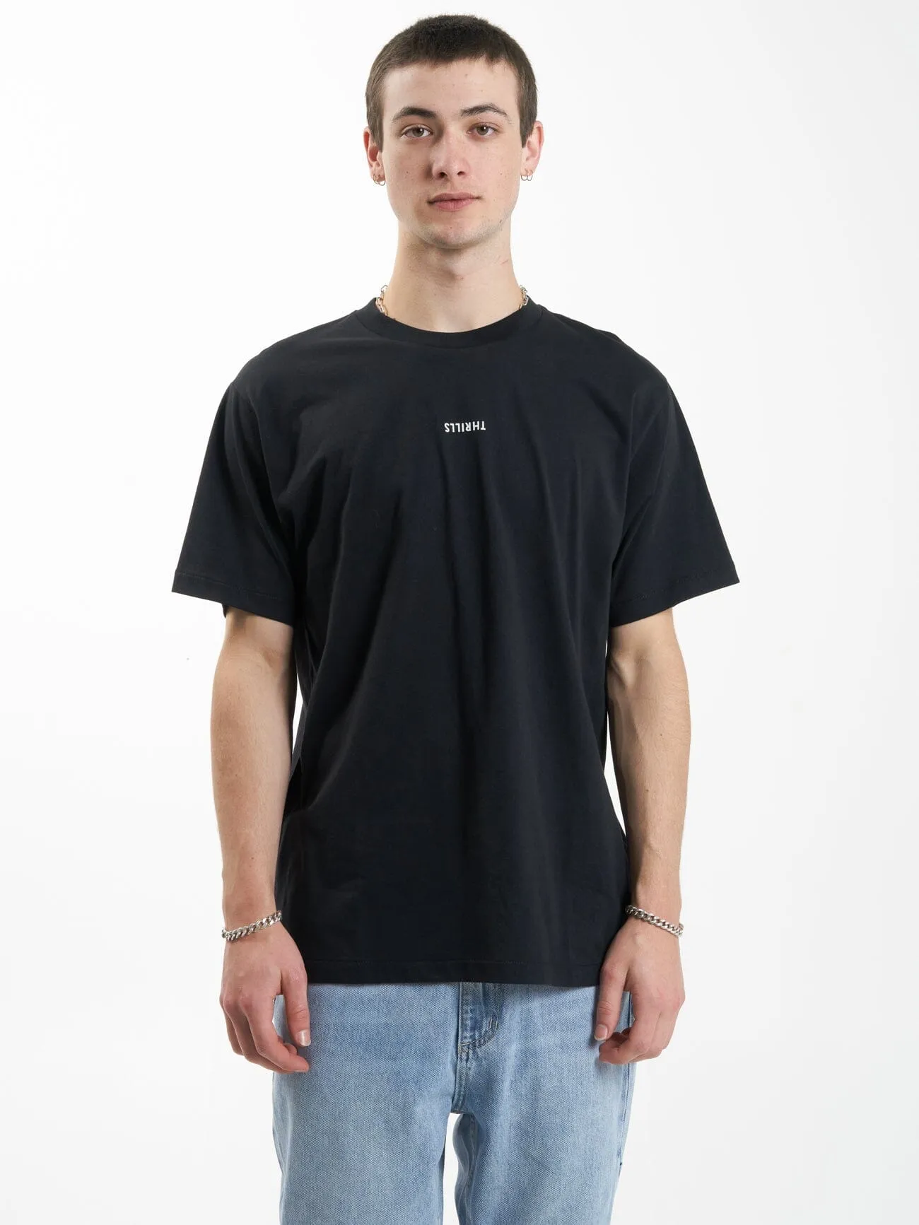 Minimal Thrills Merch Fit Tee - Washed Black sold by Thrills