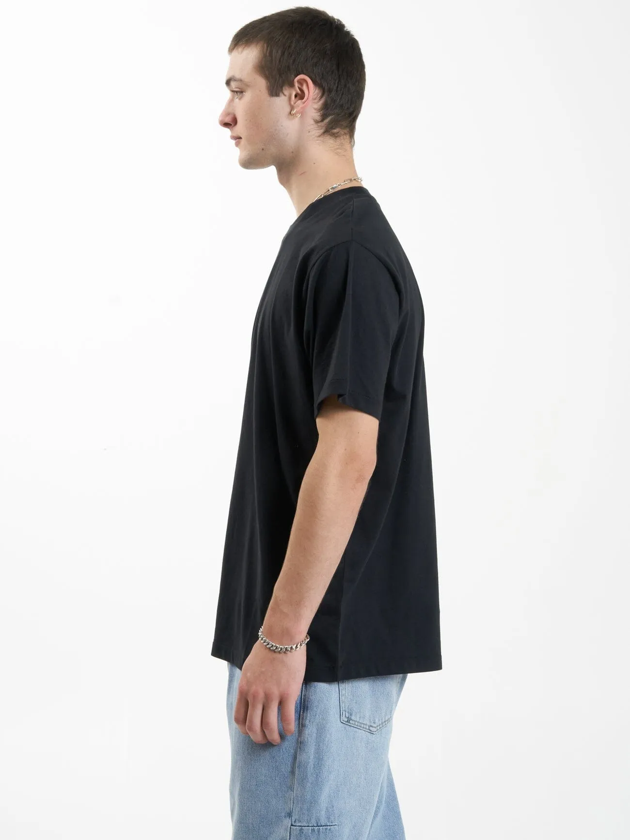 Minimal Thrills Merch Fit Tee - Washed Black sold by Thrills product image thumbnail 3