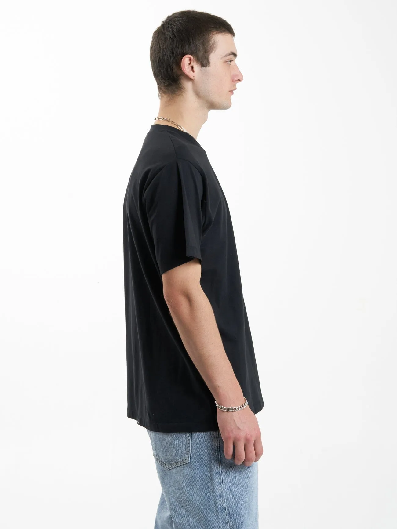 Minimal Thrills Merch Fit Tee - Washed Black sold by Thrills product image thumbnail 4