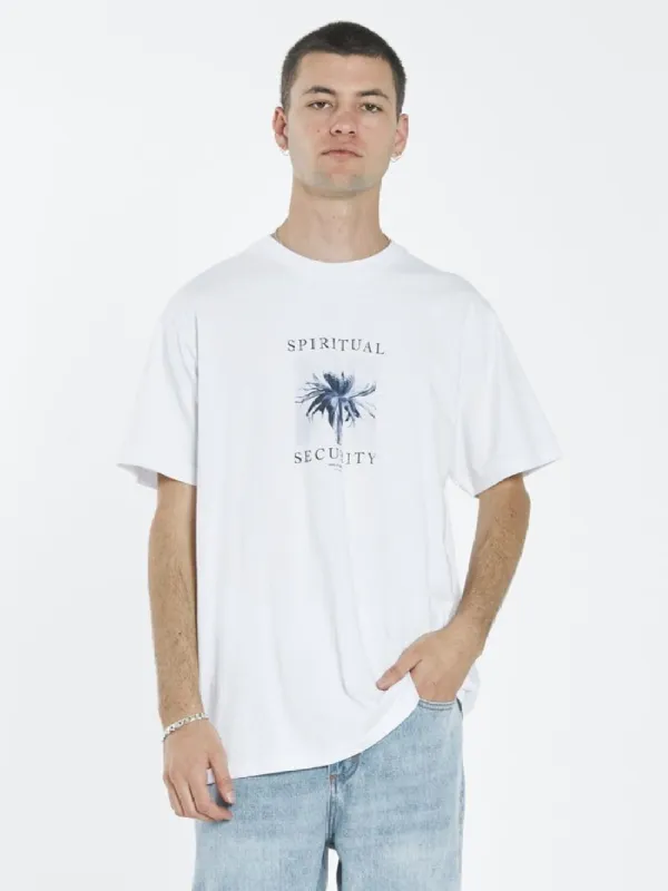 Spiritual Security Merch Fit Tee - White sold by Thrills
