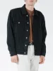 Oversized Wanderer Denim Jacket - Black Rinse sold by Thrills
