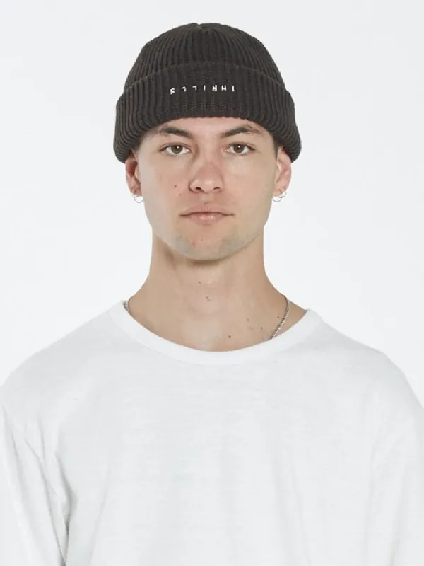 Minimal Thrills Beanie - Postal Brown sold by Thrills
