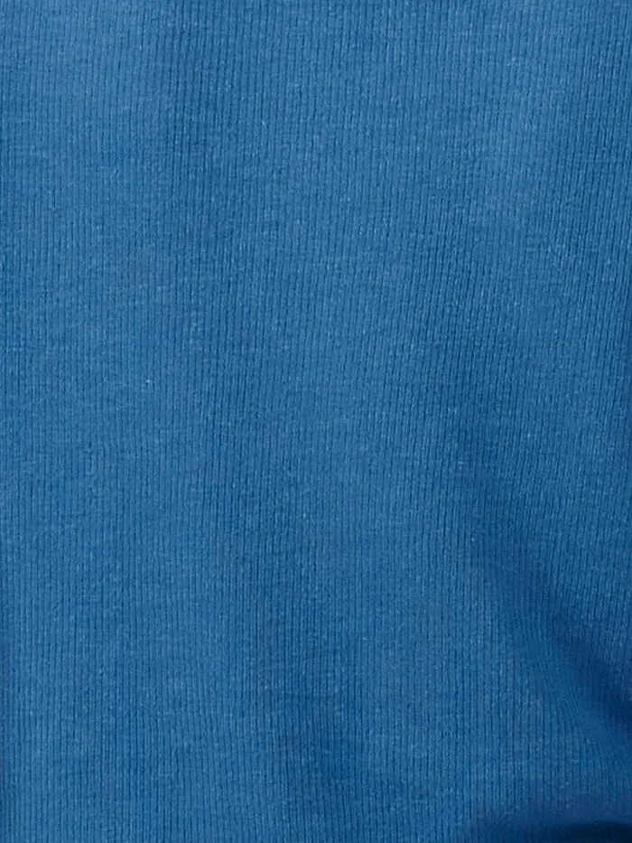 Hemp Paper Rib LS Mini Tee - Lapis Blue sold by Thrills product image thumbnail 5