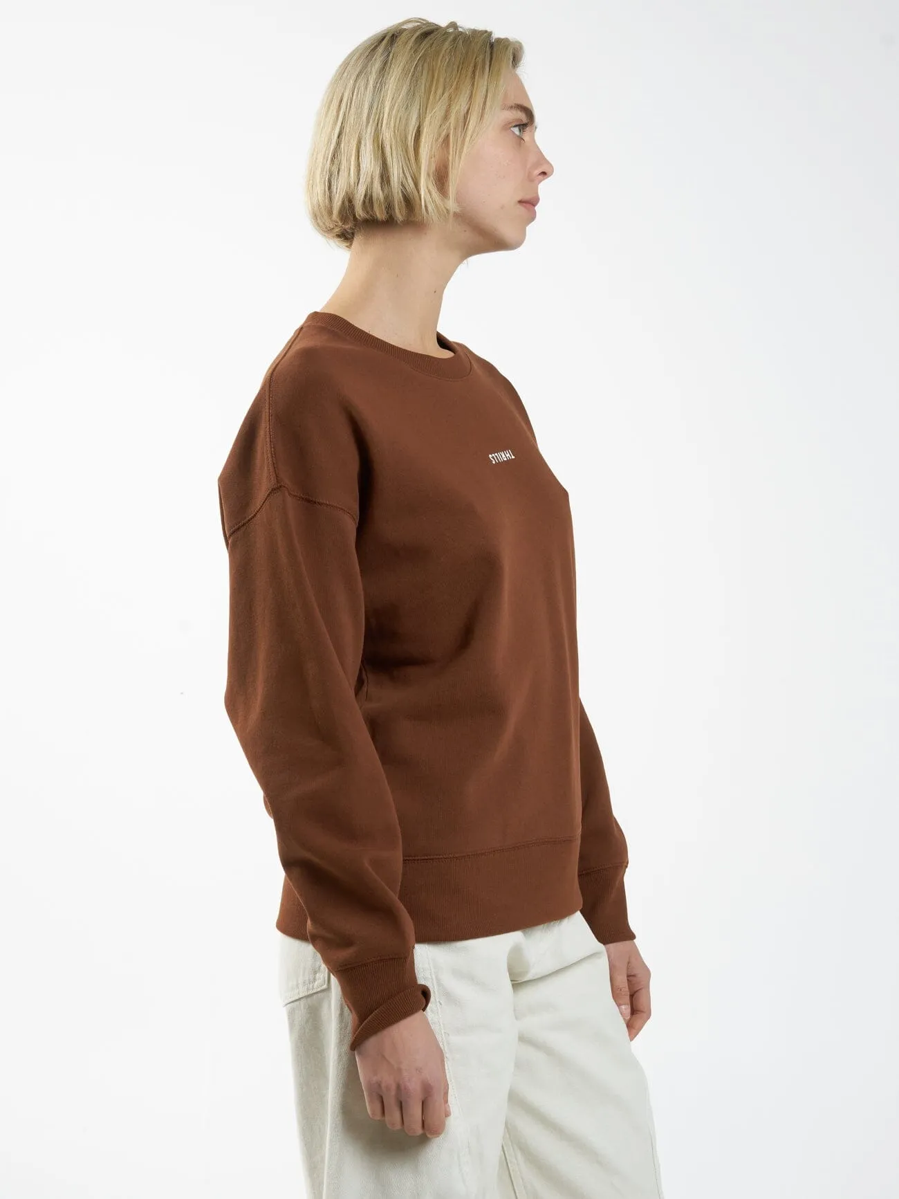 Minimal Thrills Slouch Crew - Chestnut sold by Thrills product image thumbnail 4
