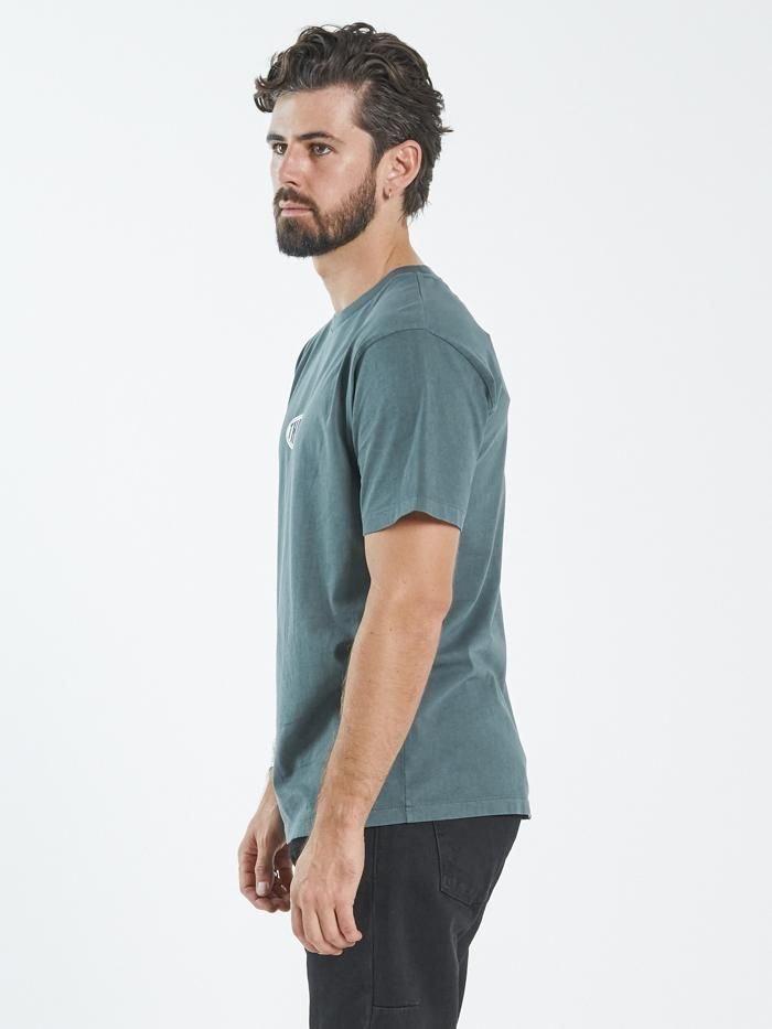 Two Tone Merch Fit Tee - Vintage Teal sold by Thrills product image thumbnail 3