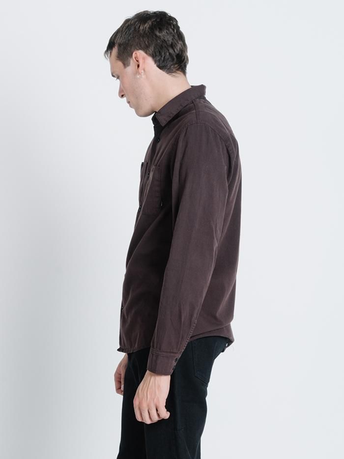Pocket Canyon Long Sleeve Shirt - Postal Brown sold by Thrills product image thumbnail 3
