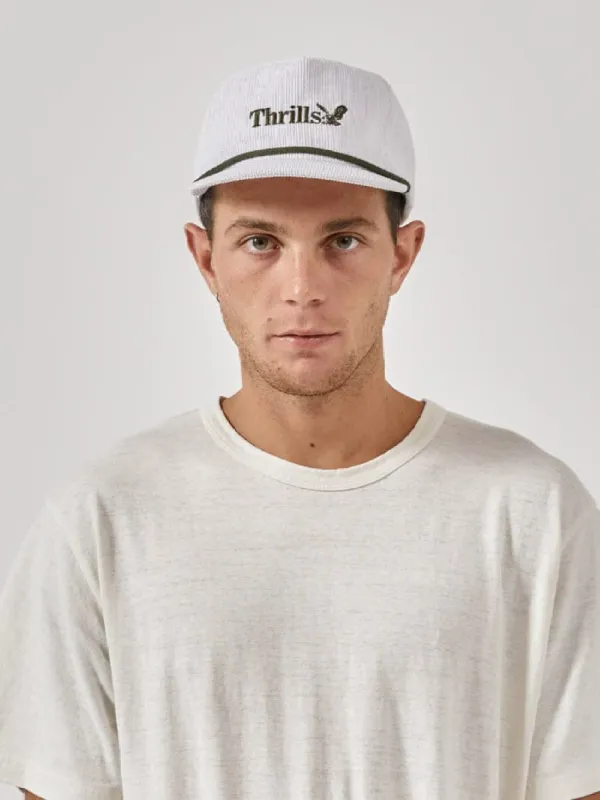 Thrills Workwear 5 Panel Cap - Heritage White sold by Thrills