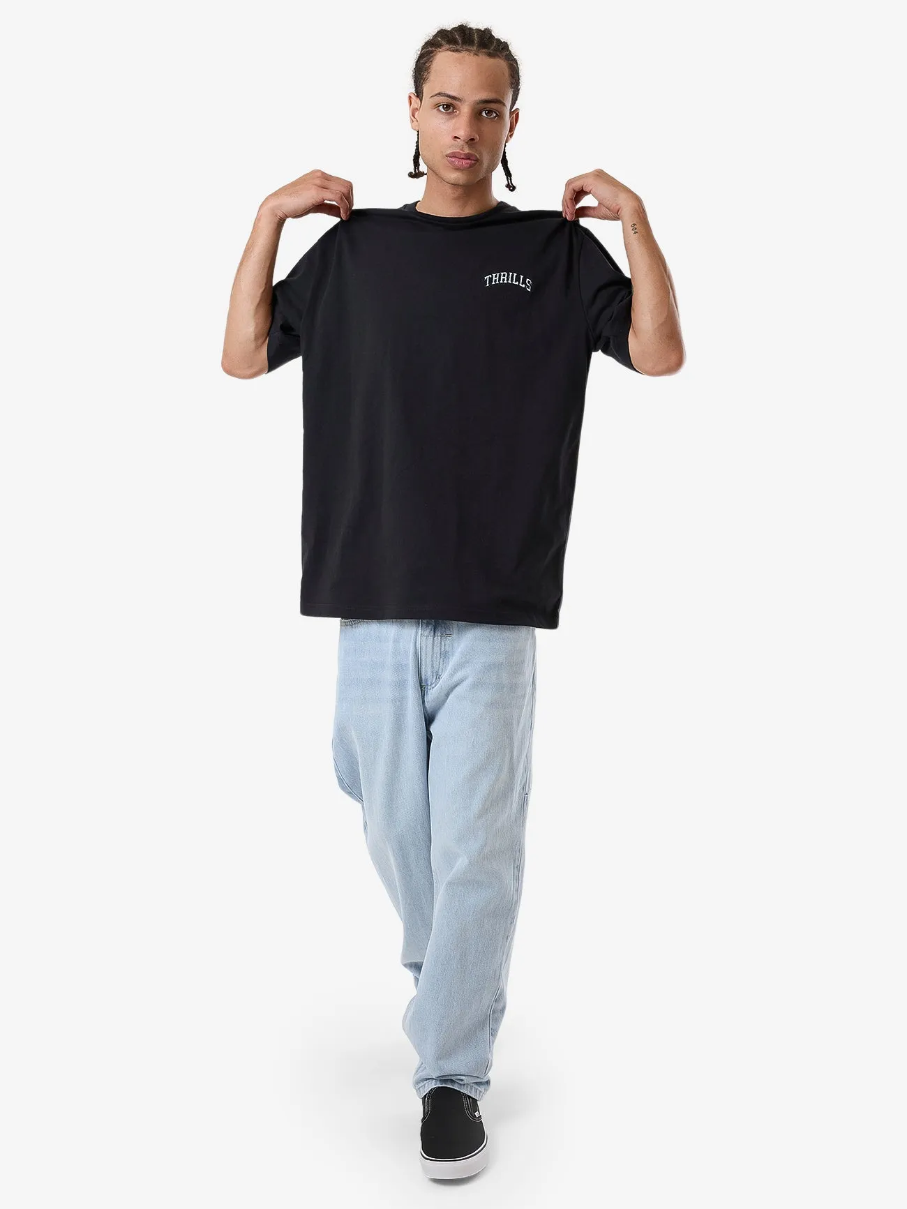 Believe Oversize Fit Tee - Black sold by Thrills product image thumbnail 5