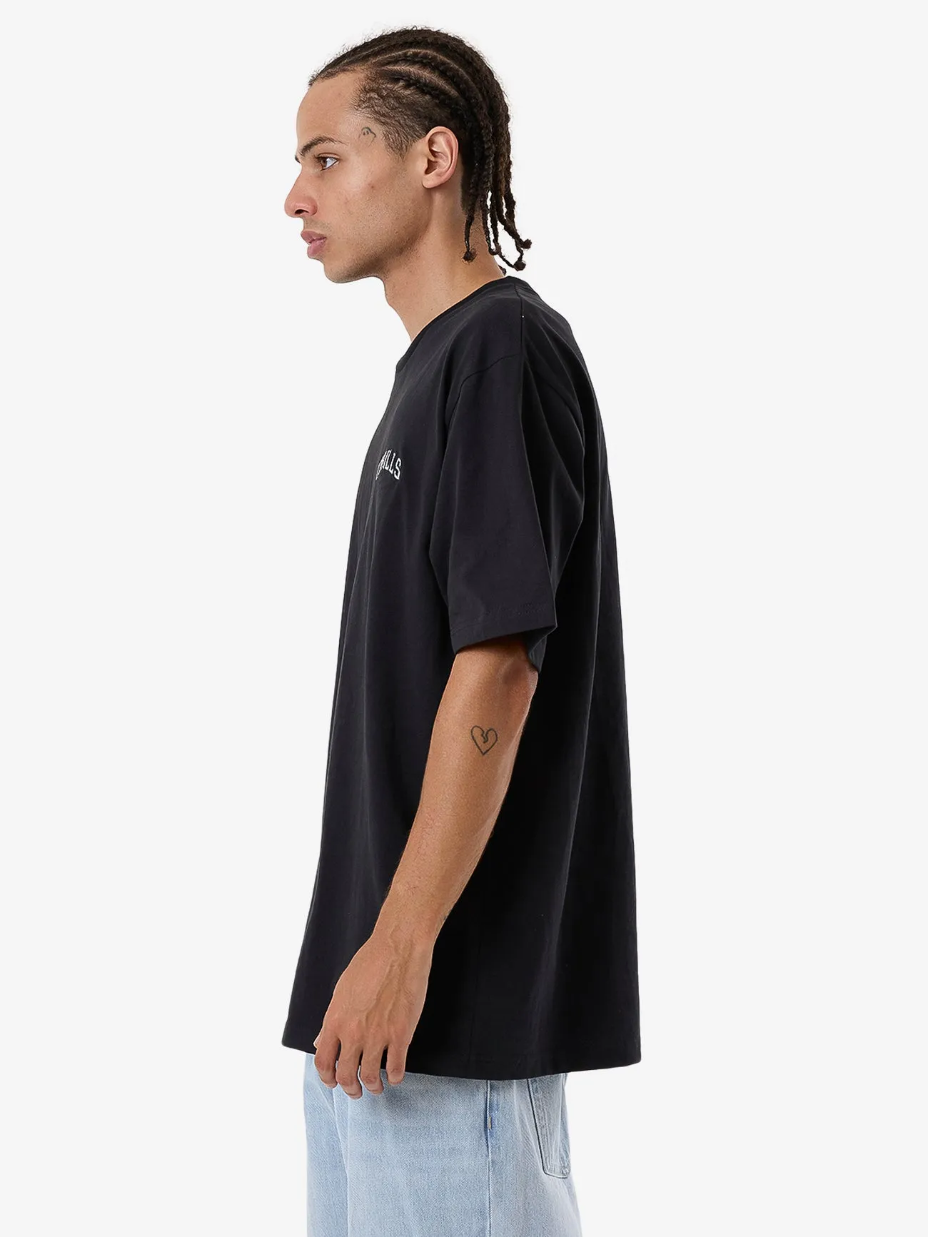 Believe Oversize Fit Tee - Black sold by Thrills product image thumbnail 3