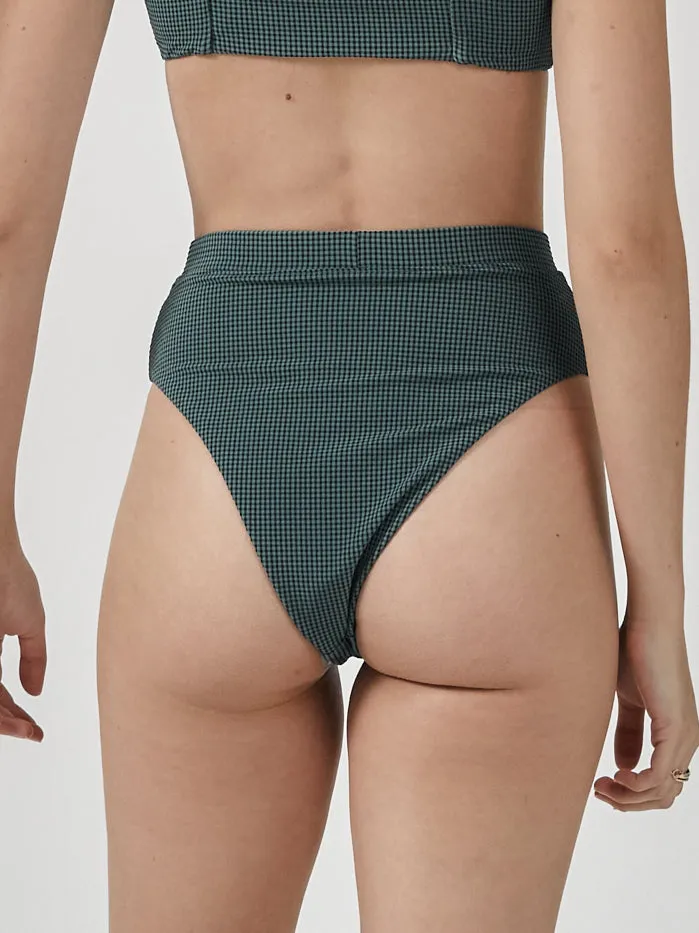 Paradise Code High Cut Bikini Bottom - Mallard Green sold by Thrills product image thumbnail 2