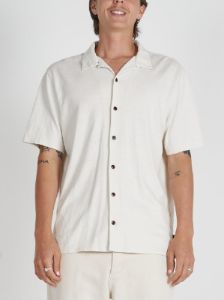 Hemp Minimal Thrills Bowling Shirt - Unbleached sold by Thrills