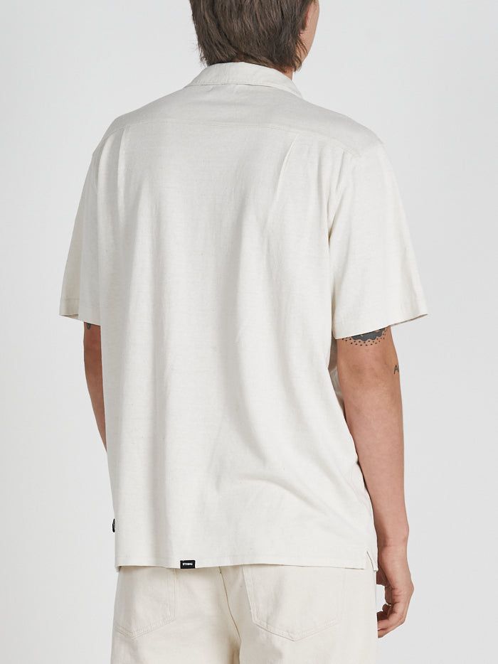 Hemp Minimal Thrills Bowling Shirt - Unbleached sold by Thrills product image thumbnail 2