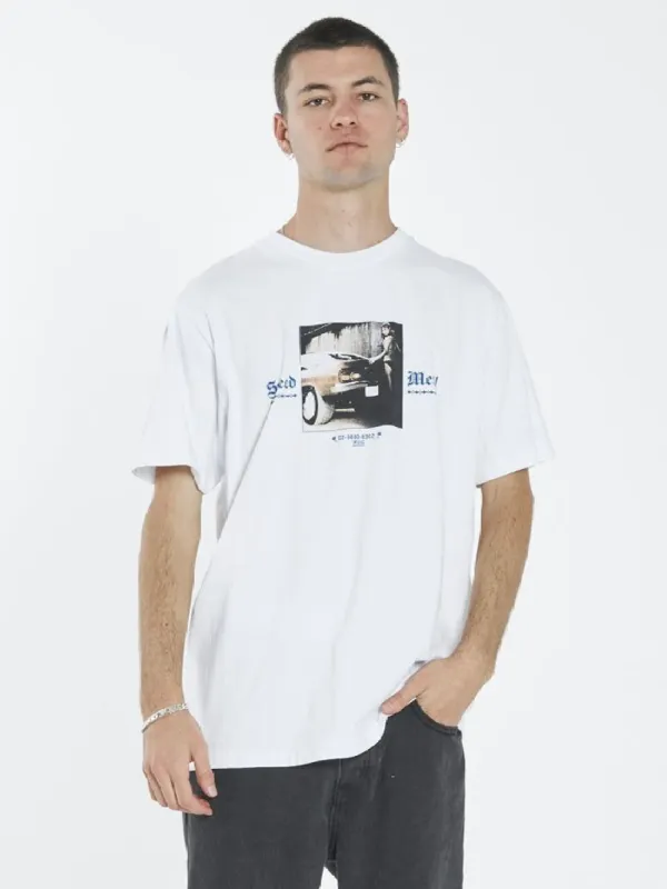 Speed Metal Merch Fit Tee - White sold by Thrills