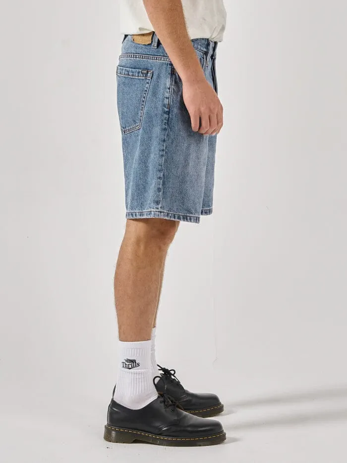 Slacker Denim Short - Weathered Blue sold by Thrills product image thumbnail 4