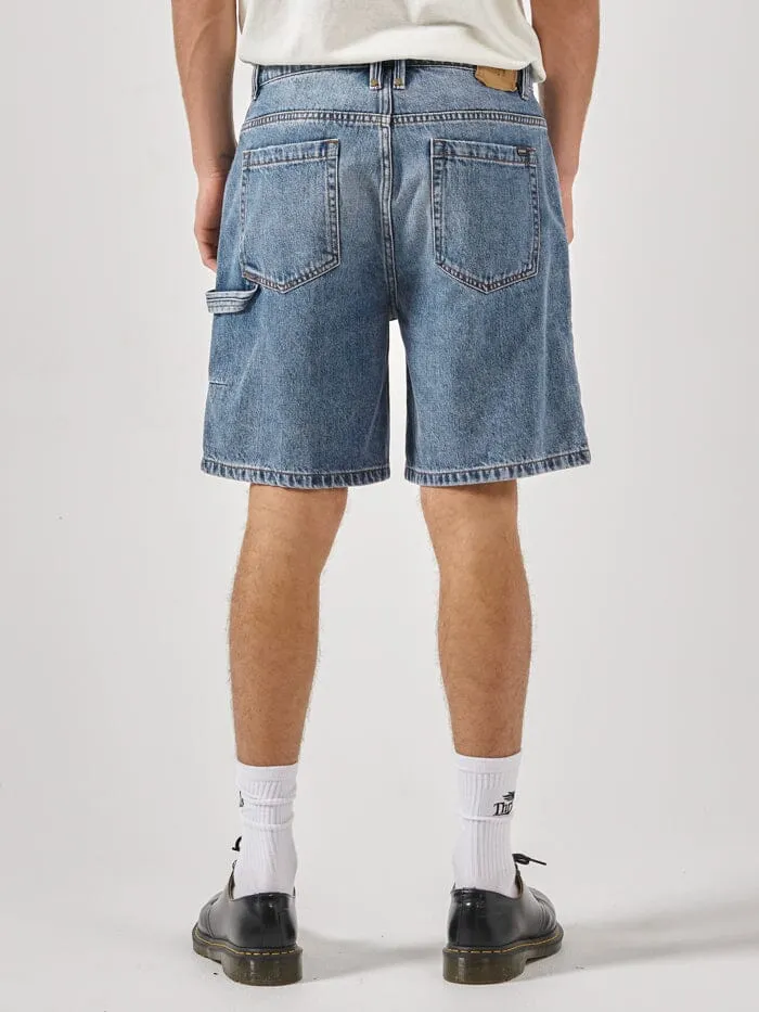 Slacker Denim Short - Weathered Blue sold by Thrills product image thumbnail 2