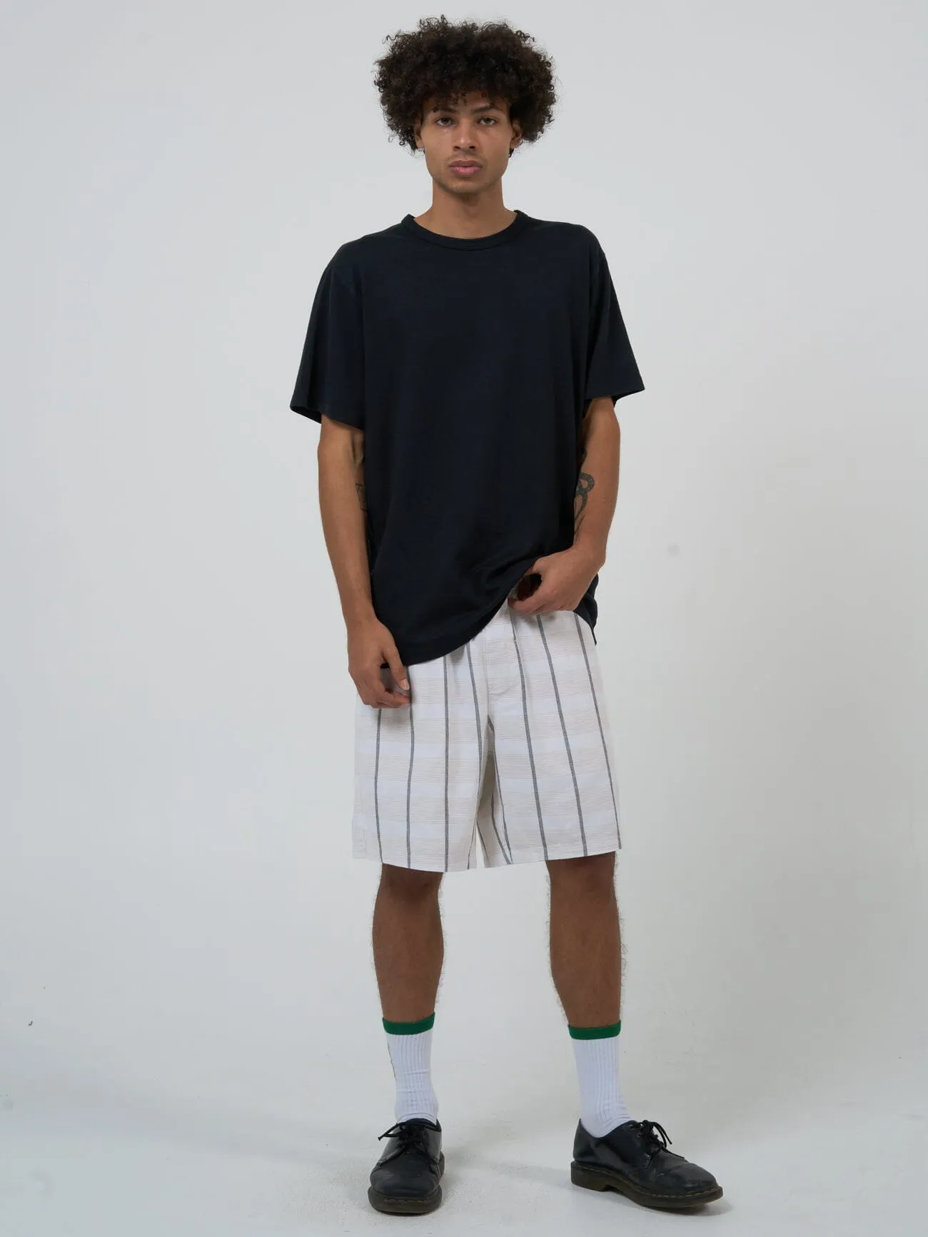 Hemp Thrills Embro Lightweight Merch Fit Tee - Black sold by Thrills product image thumbnail 5