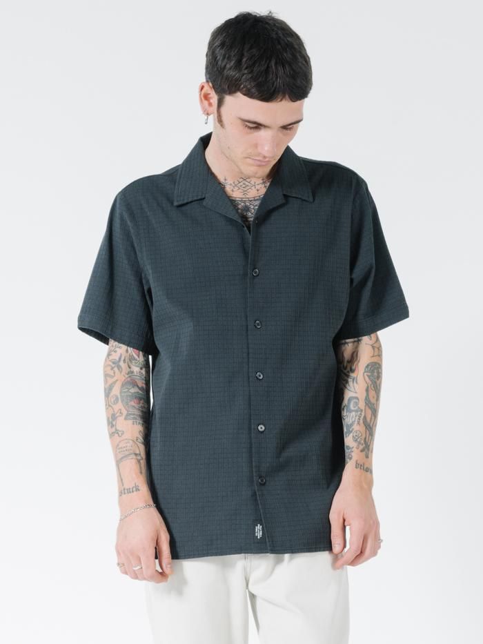 Tranquil Bowling Shirt - Black sold by Thrills product image thumbnail 4