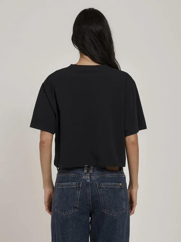 Majestic Merch Crop Tee - Twilight Black sold by Thrills product image thumbnail 2