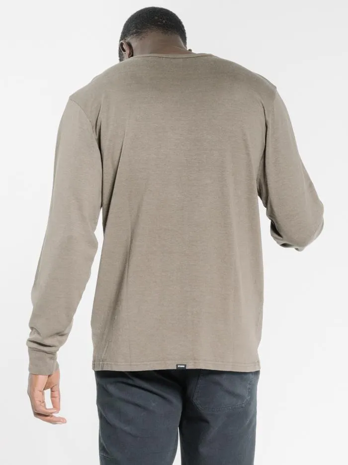 Endless Merch Fit Long Sleeve Pocket Tee - Military Green sold by Thrills product image thumbnail 2