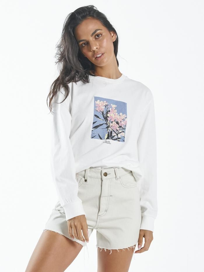 Pretty Deadly LS Merch Fit Tee - Dirty White sold by Thrills product image thumbnail 5