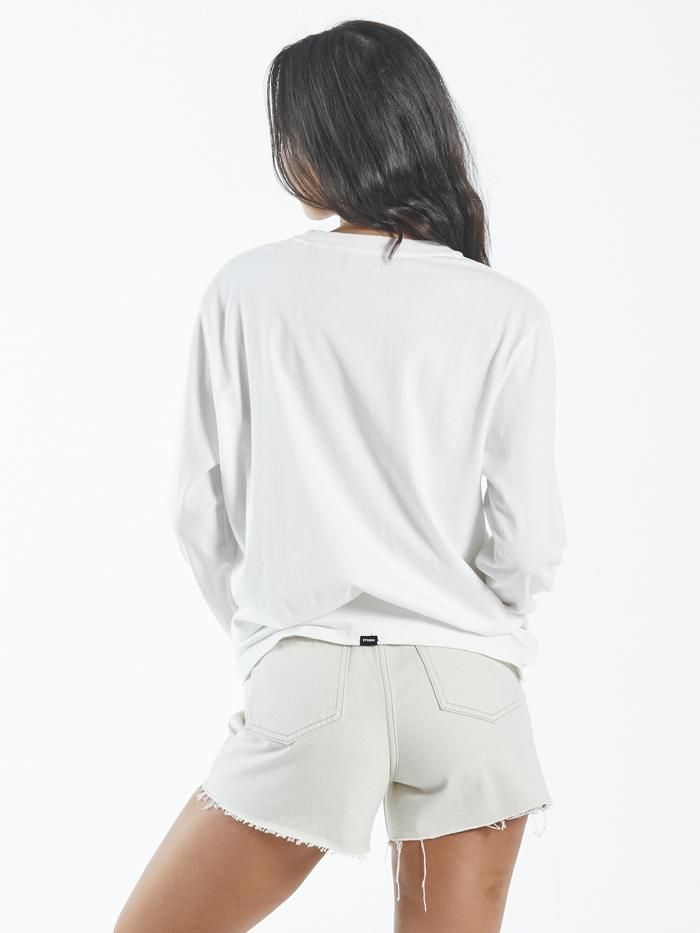 Pretty Deadly LS Merch Fit Tee - Dirty White sold by Thrills product image thumbnail 2