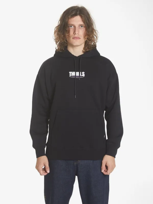 Shelter Reality Slouch Pull On Hood - Black sold by Thrills