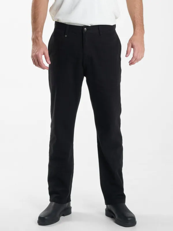 Minimal Thrills Work Chino - Black sold by Thrills