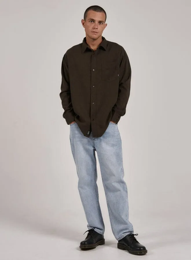 Hemp Minimal Thrills Oversize Long Sleeve Shirt - Tarmac sold by Thrills product image thumbnail 5