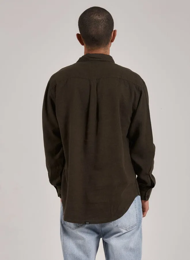 Hemp Minimal Thrills Oversize Long Sleeve Shirt - Tarmac sold by Thrills product image thumbnail 2