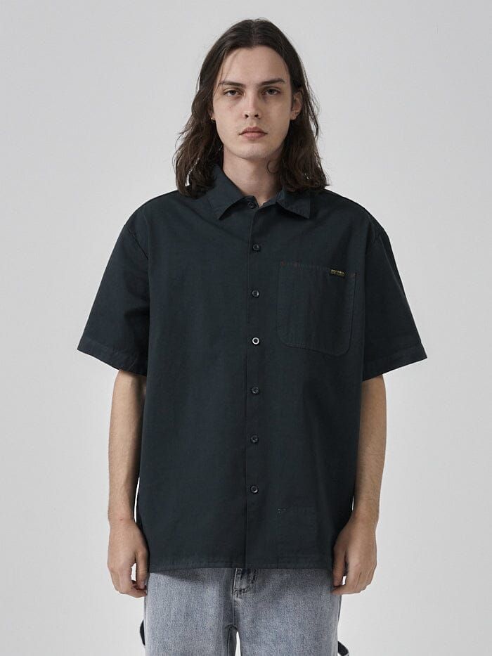 Hard Yakka x Thrills Short Sleeve Work Shirt - Yakka Green sold by Thrills