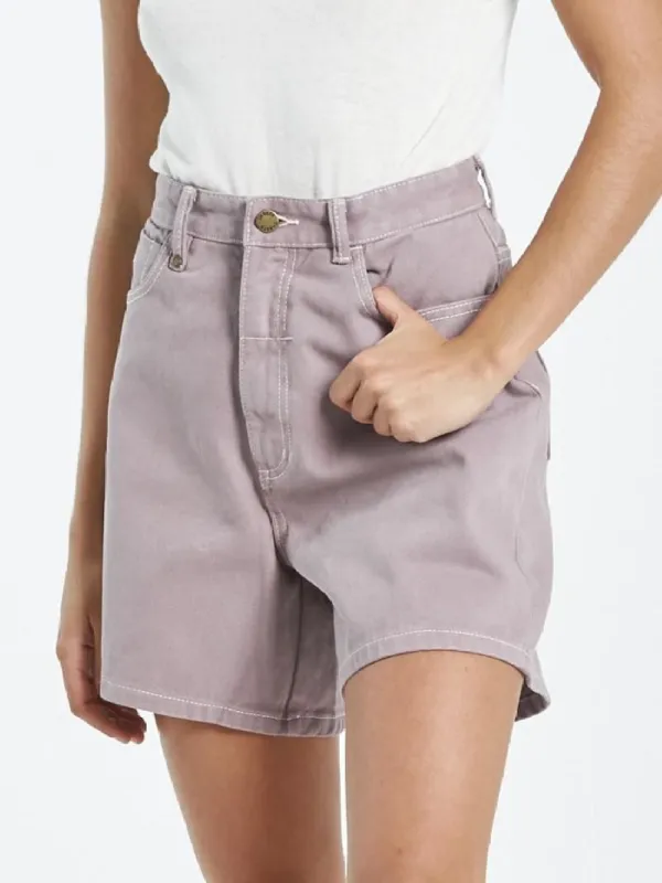 Koko Drill Short - Dusty Lilac sold by Thrills