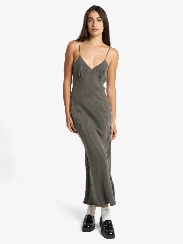Chelsea Full Length Slip Dress - Truffle sold by Thrills