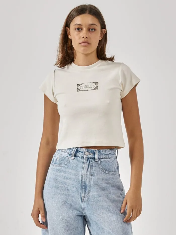 Inlay Mini Tee - Heritage White sold by Thrills