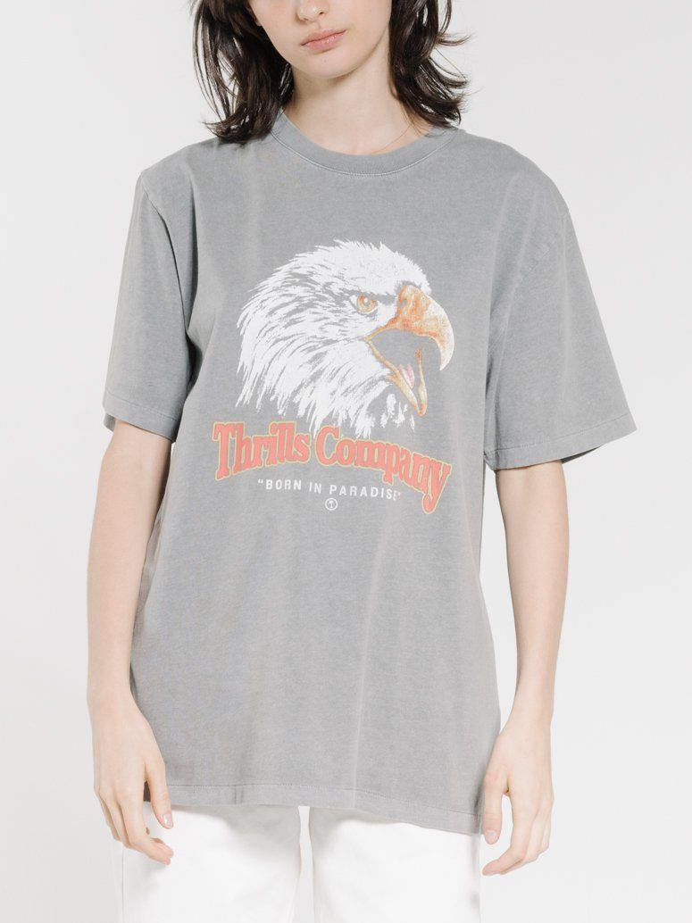 Pierce Merch Fit Tee - Washed Grey sold by Thrills product image thumbnail 3