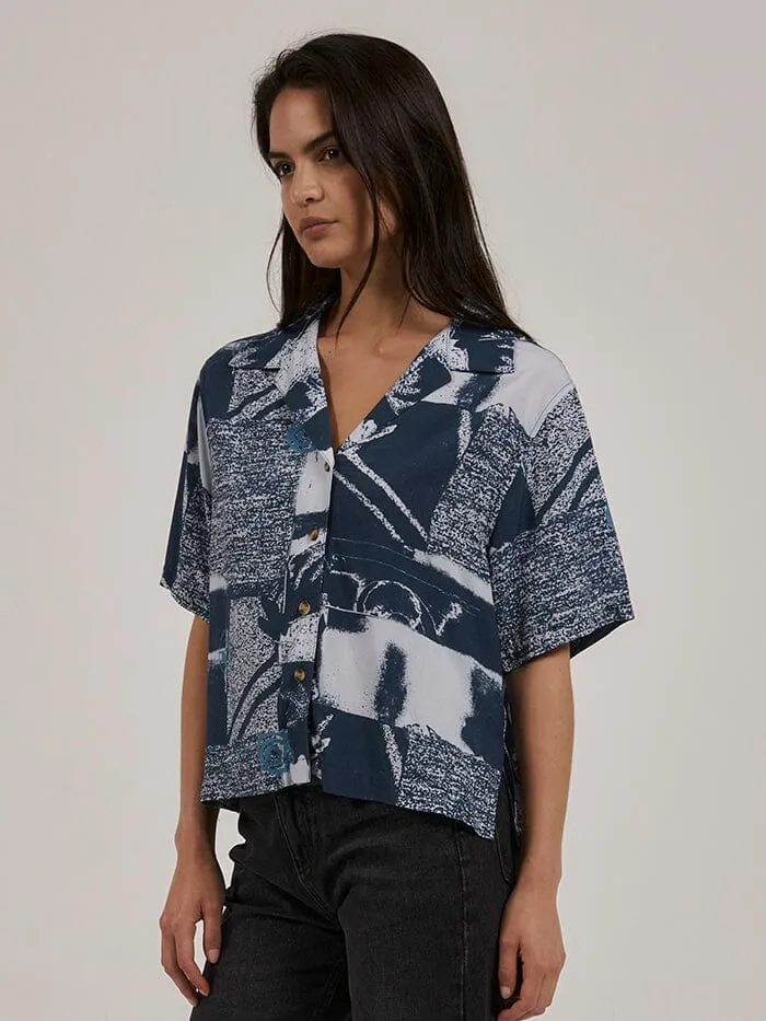 Alchemy Bowling Shirt - New Teal sold by Thrills