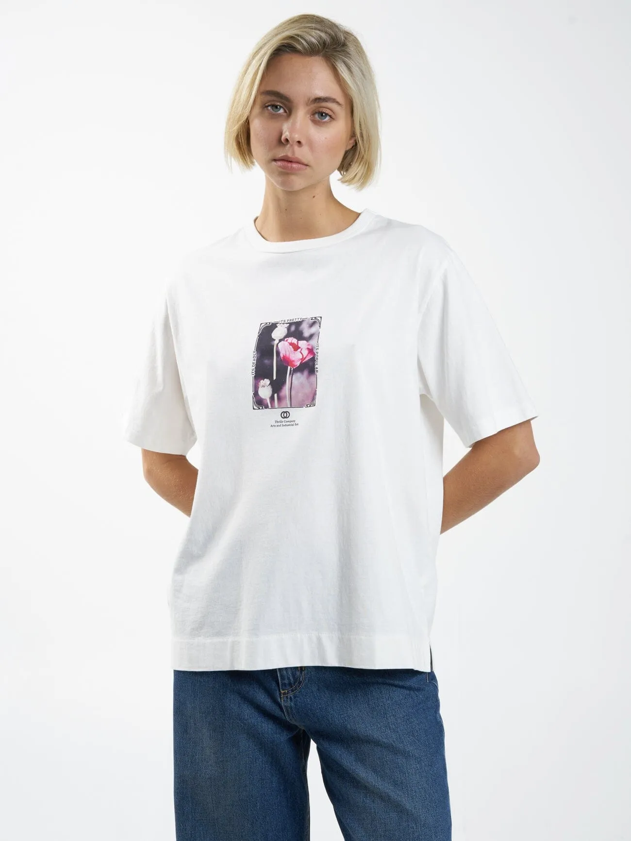 Cortex Box Tee - Dirty White sold by Thrills product image thumbnail 4