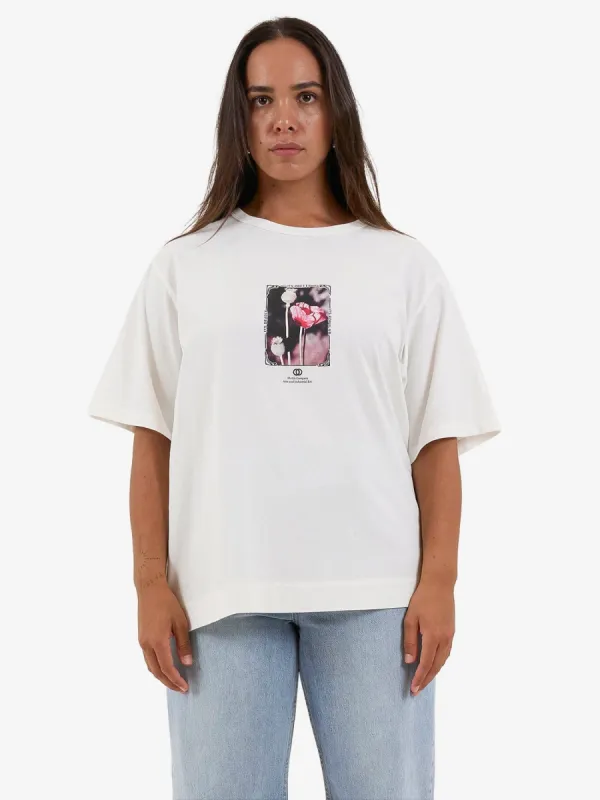 Cortex Box Tee - Dirty White sold by Thrills