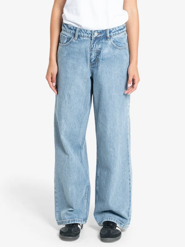 Billie Low Jean - Vintage Timeworn Blue sold by Thrills