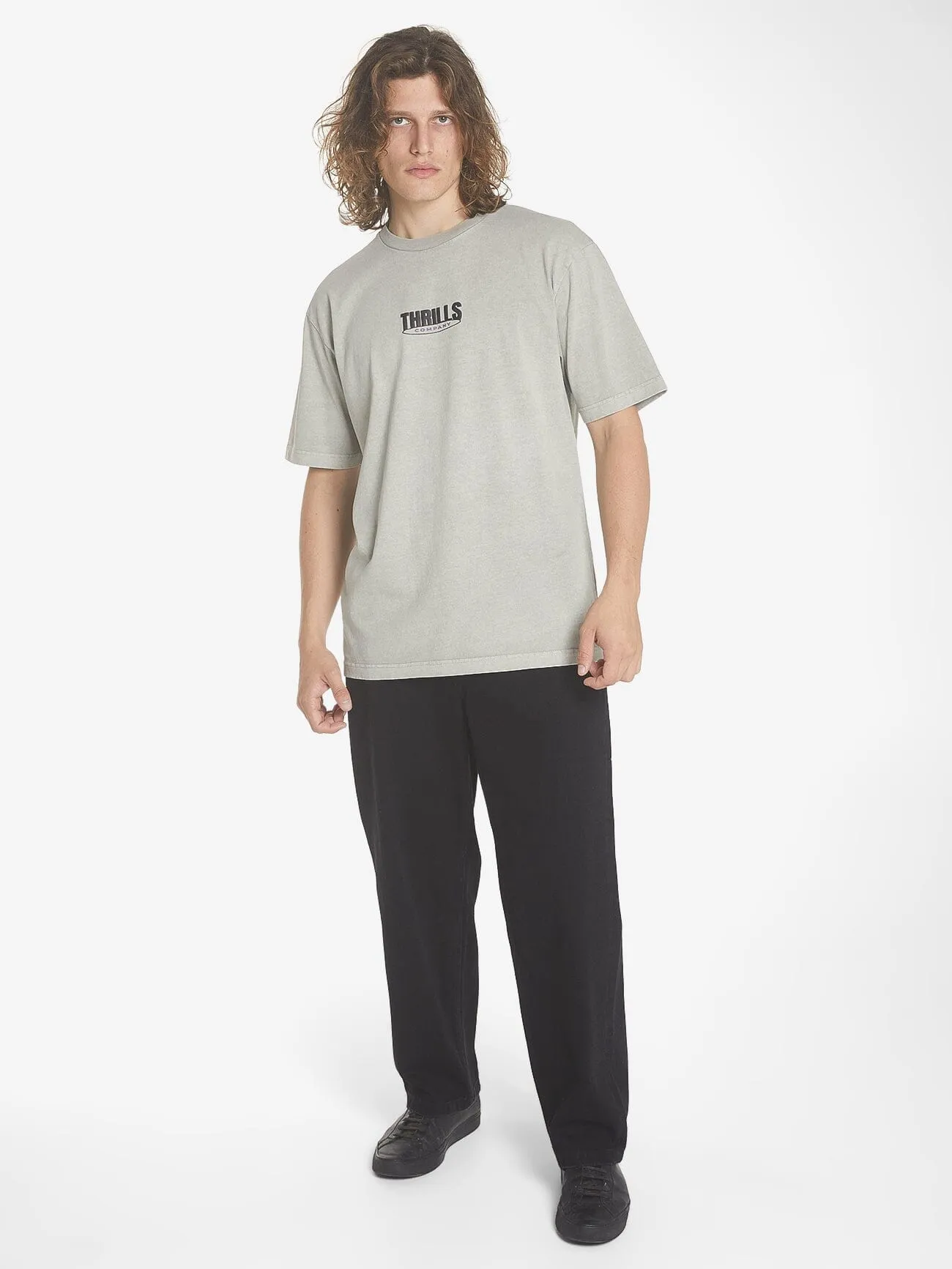 Shelter Reality Oversize Fit Tee - Fog sold by Thrills product image thumbnail 5