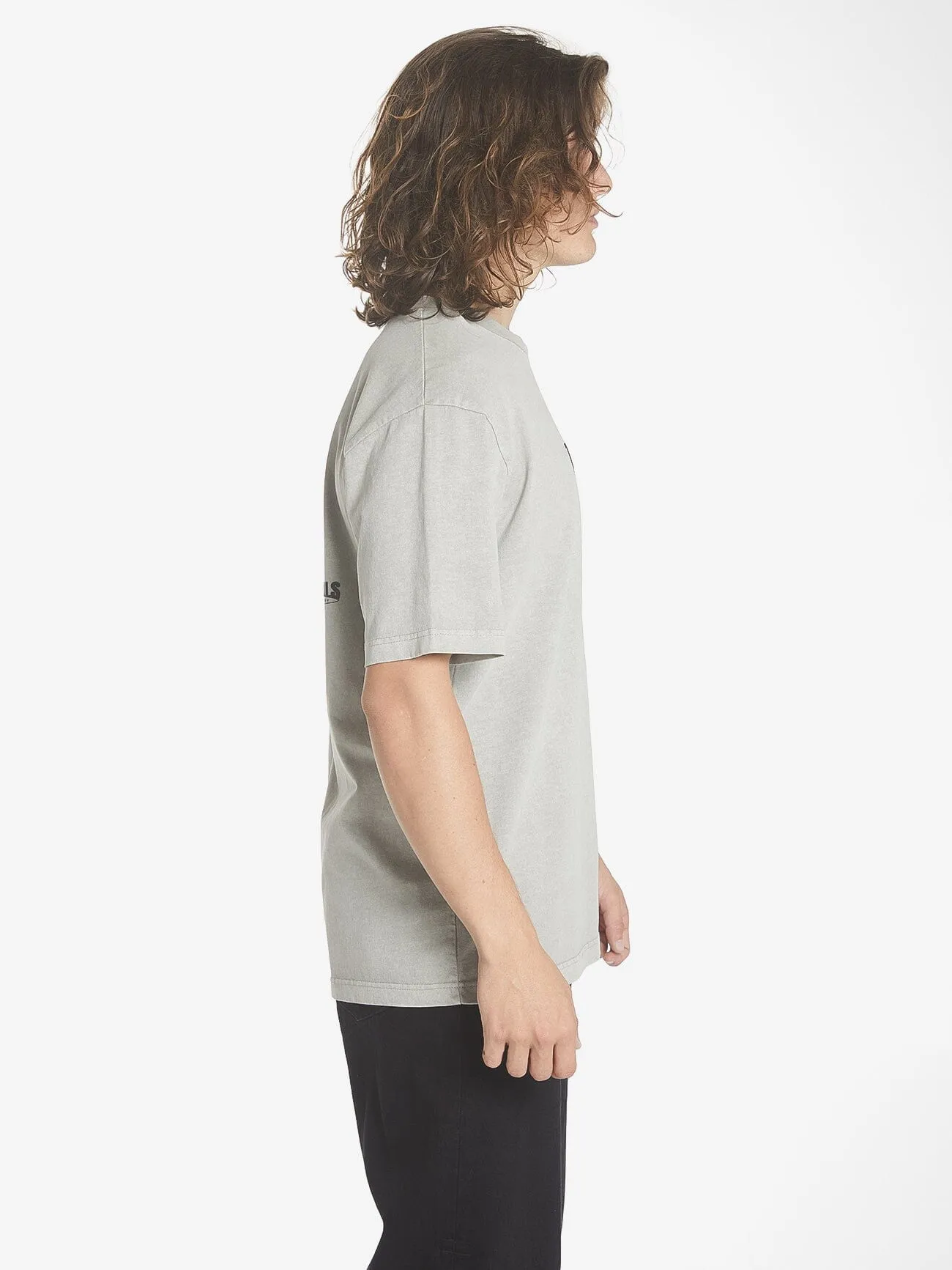 Shelter Reality Oversize Fit Tee - Fog sold by Thrills product image thumbnail 3