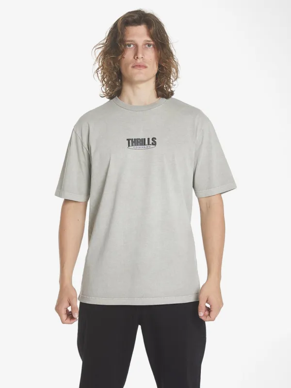 Shelter Reality Oversize Fit Tee - Fog sold by Thrills